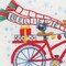 DIY Dimensions Holiday Bicycle Christmas Crewel Embroidery Hoop Kit